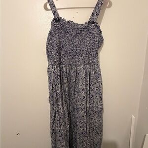 Universal Thread Navy and White Floral Dress